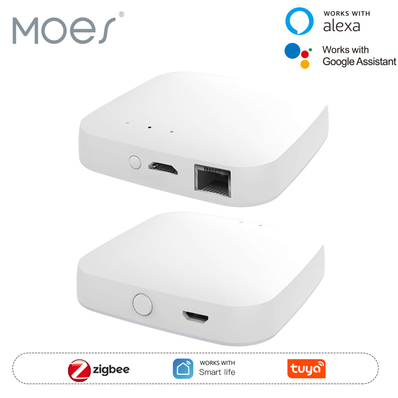 Matter Hub Thread - MOES Tuya ZigBee3.0 Smart Hub, Wireless/Wired