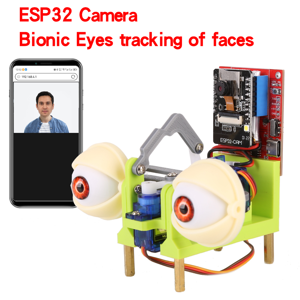 Diy Automation - WatchEye ESP32 Camera Bionic Eyes Tracking