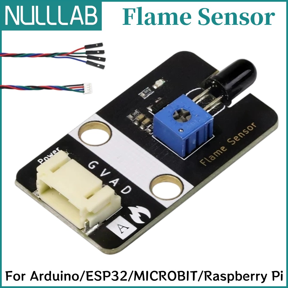 Home Automation Raspberry Pi - Digital Analog Flame Sensor with Case