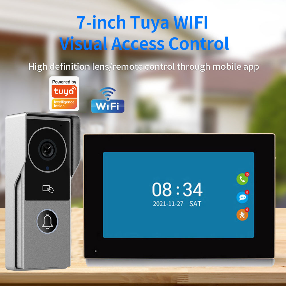 Smart Doorbell Wired - Wifi Video Doorbell System 1080P Visual