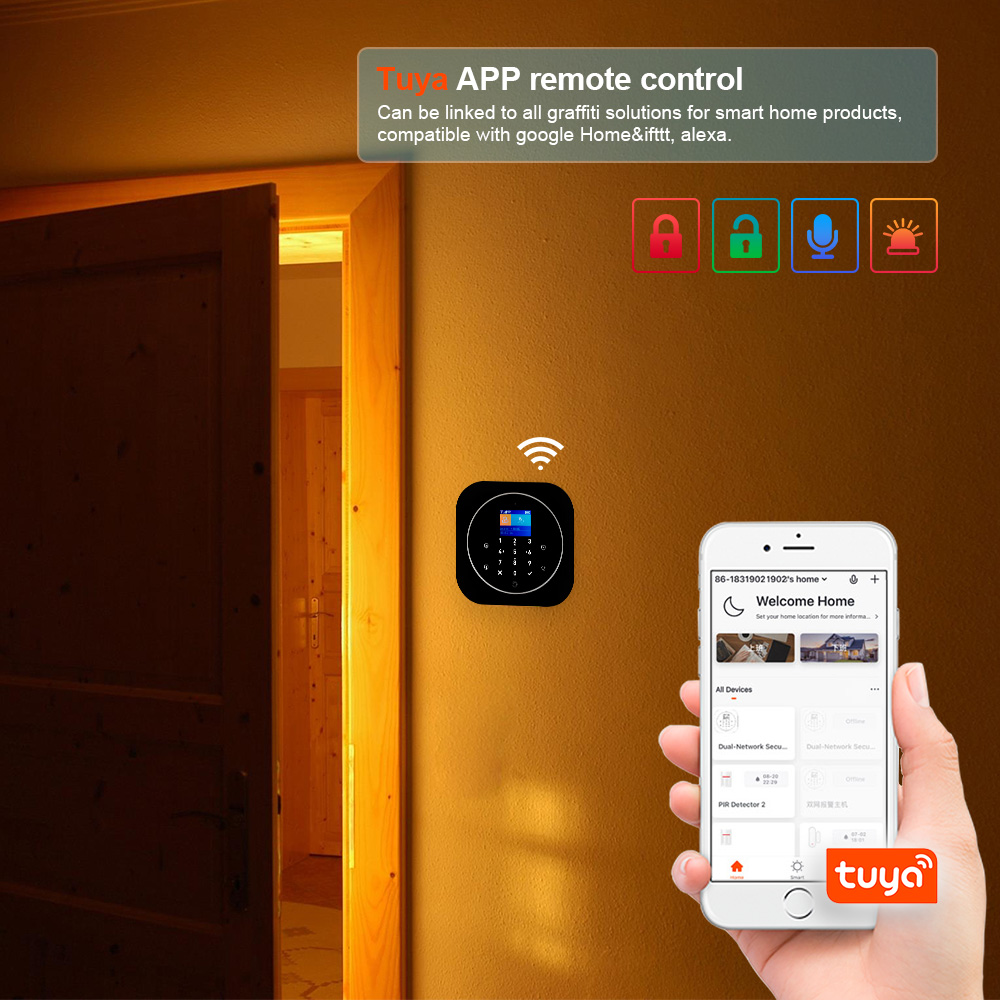 KERUI G12 2G Wifi Wireless Hom - Home Automation Diy recension och pris