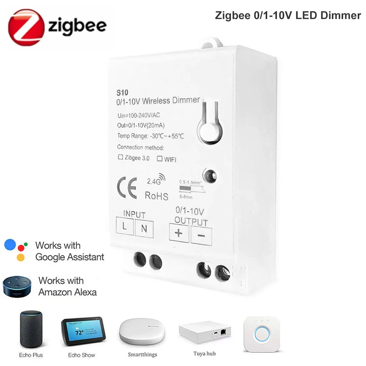 Zigbee 3.0 0-10V 1-10V Dimmer  - Zigbee Coordinator Stick recension och pris