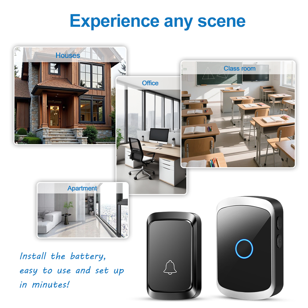 Smart Wireless Doorbell Door C - Smart Home Automation Diy recension och pris