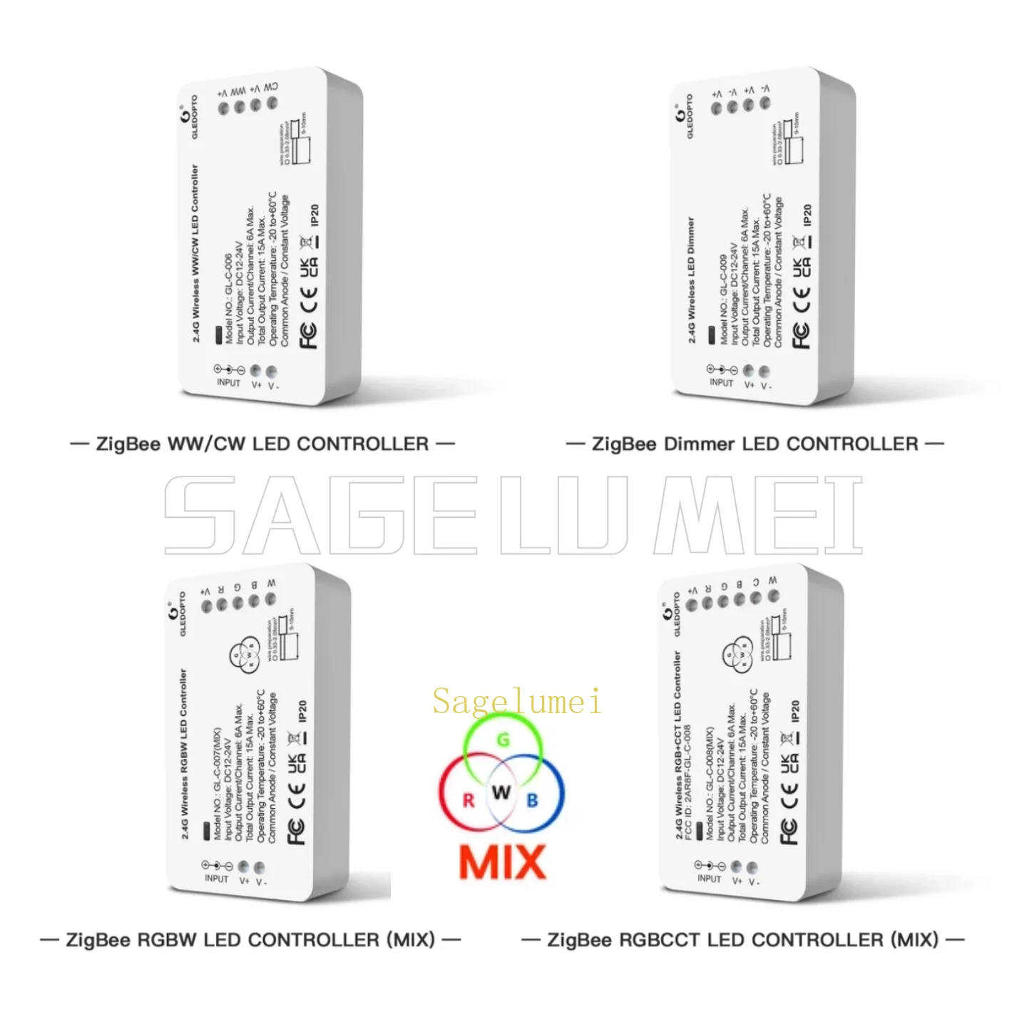 GLEDOPTO Zigbee3.0 RGB+CCT RGB - Zigbee Coordinator Stick recension och pris