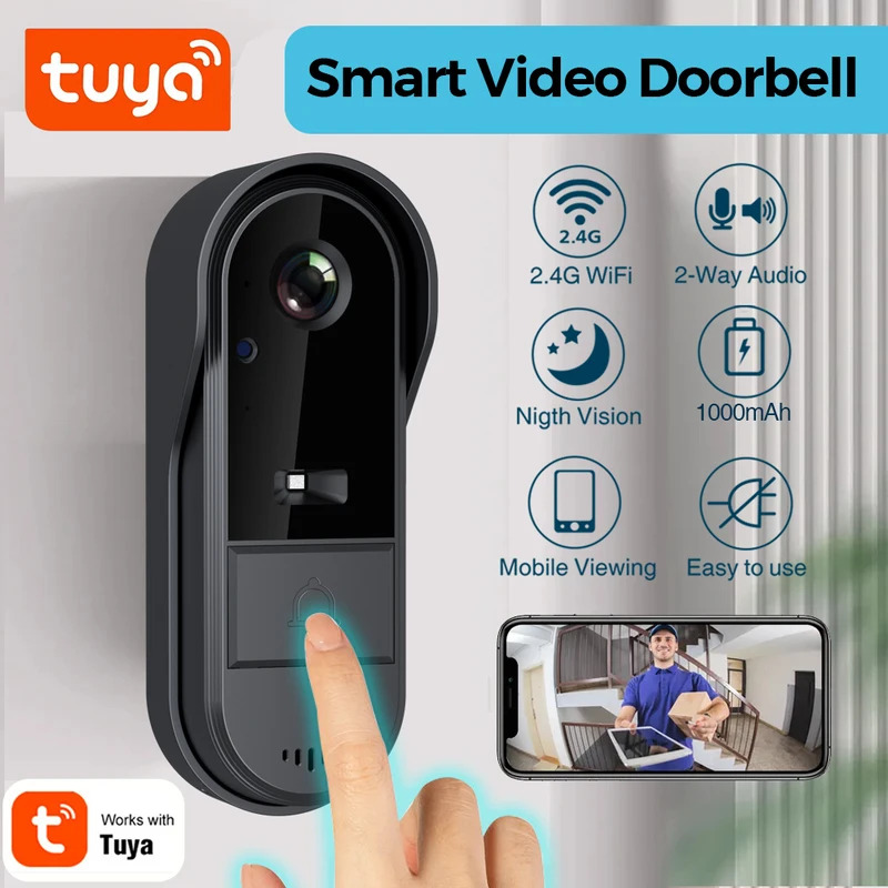 Tuya WiFi doorbell  2-way HD 1 - Smart Doorbell Wired recension och pris