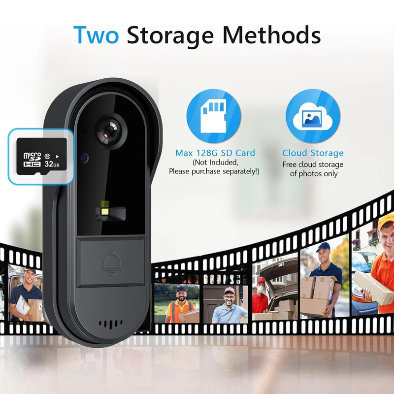 Tuya WiFi doorbell  2-way HD 1 - Smart Doorbell Wired recension och pris