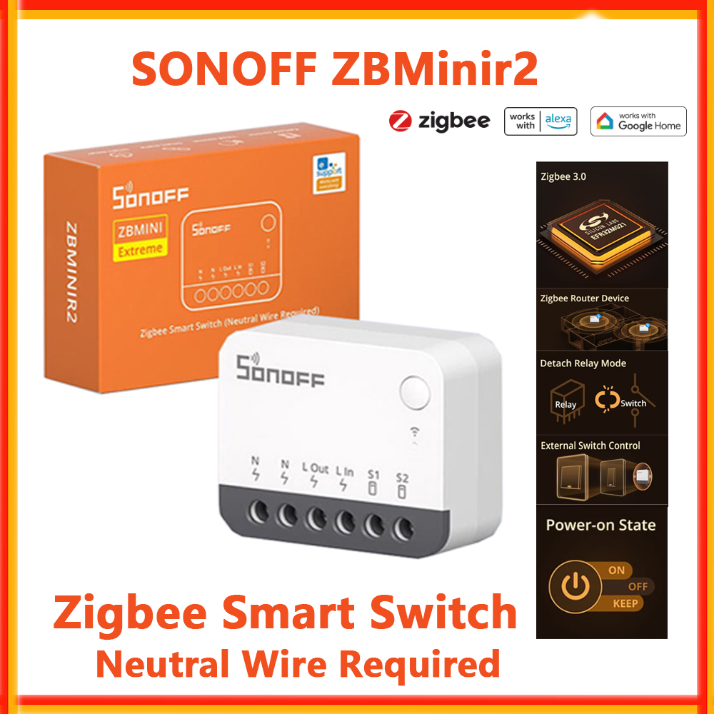 SONOFF ZBMinir2 Zigbee Smart S - Sonoff Basic Switch recension och pris