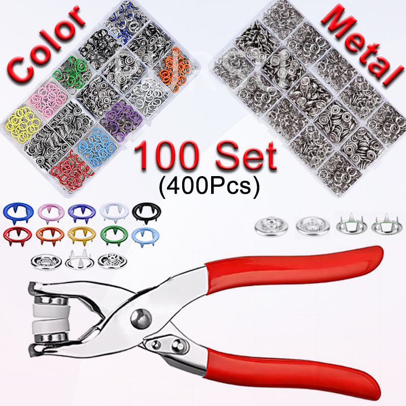 100 Sets Snap Pliers Automatic - Home Automation Diy recension och pris