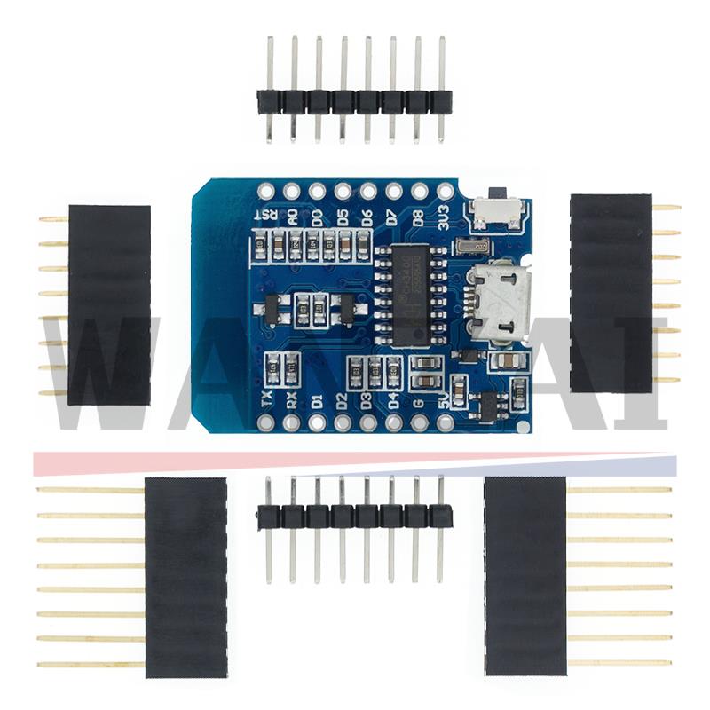WeMos D1 Mini Pro V3.0.0 Bytes - Esp8266 Nodemcu Board recension och pris