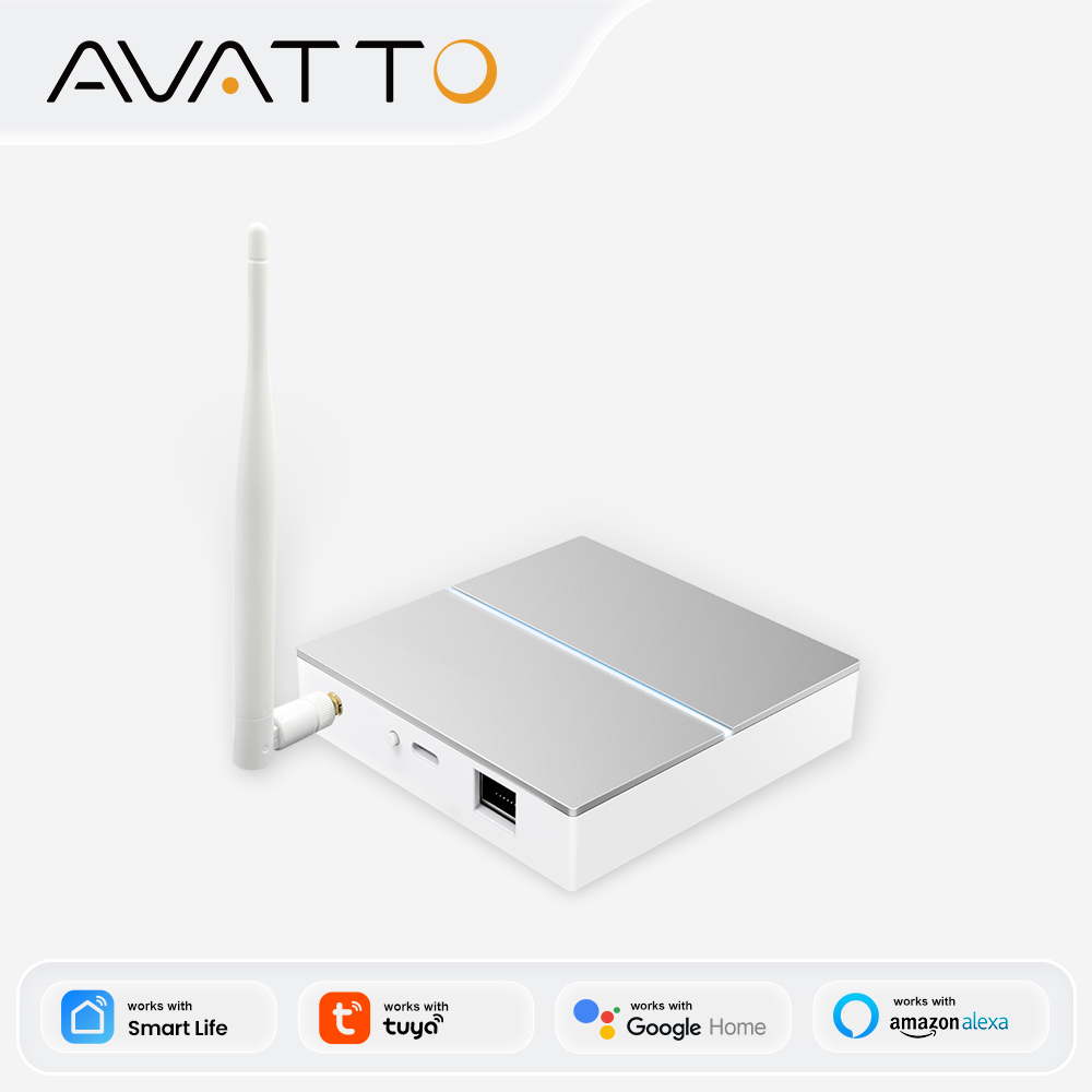 AVATTO Tuya ZigBee Gateway wit - Matter Hub Thread recension och pris