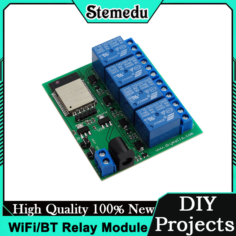 ESP32S 4-Channel WiFi/Bluetoot - Iot Diy Home Automation recension och pris