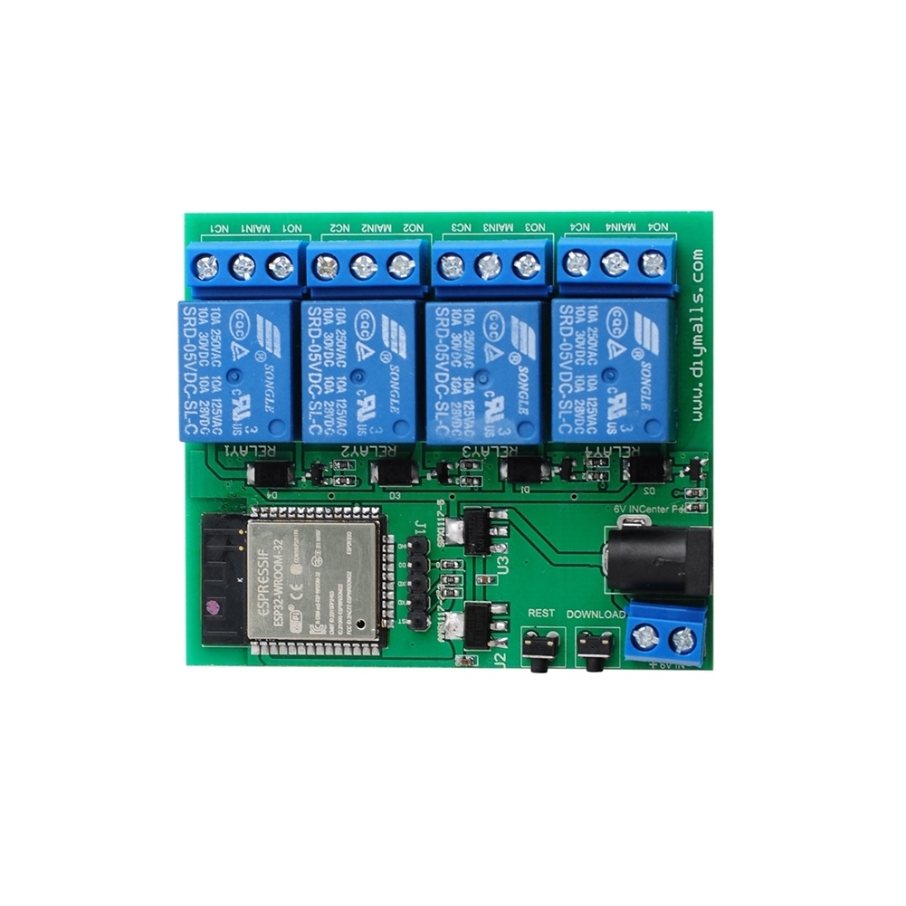 ESP32S 4-Channel WiFi/Bluetoot - Iot Diy Home Automation recension och pris