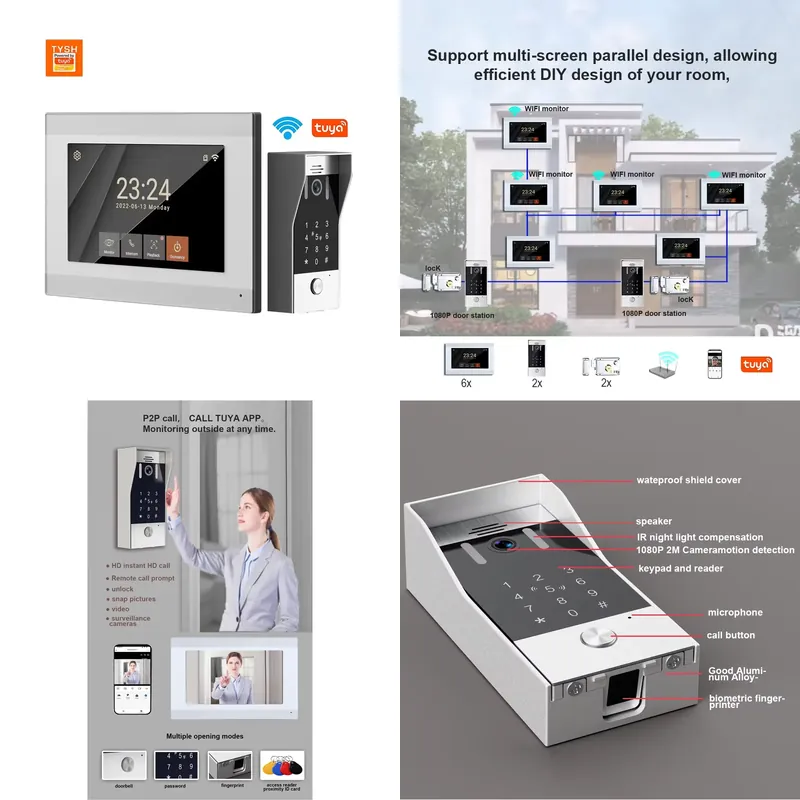 TYSH 2-wire IP Smart WiFi Vide - Smart Doorbell Wired recension och pris