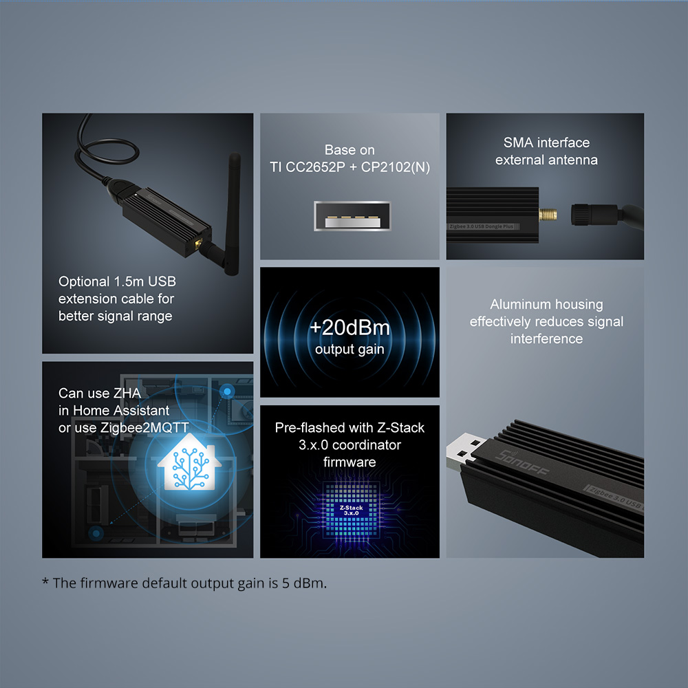 SONOFF zigbee gateway 3.0 ZBDo - Matter Hub Thread recension och pris