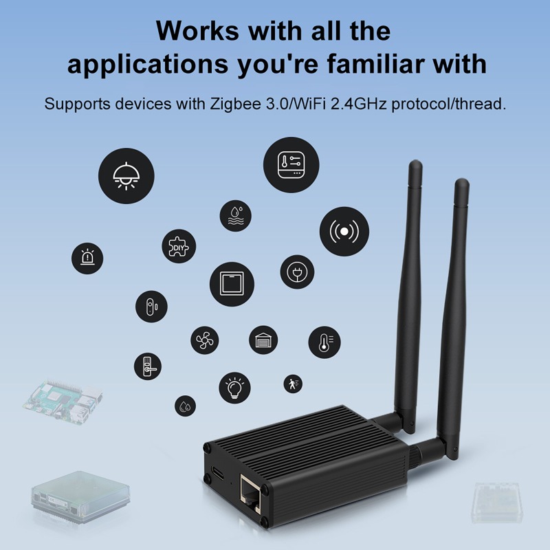 ZigBee 3.0 Dongle To Ethernet, - Zigbee Coordinator Stick recension och pris
