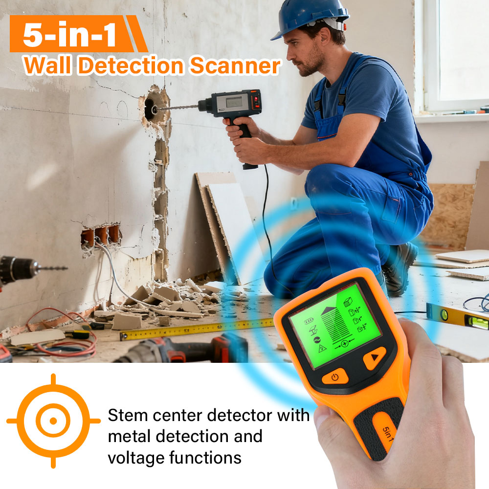 New 5-in-1 Wall Detector Handh - Water Leak Detector Wired recension och pris