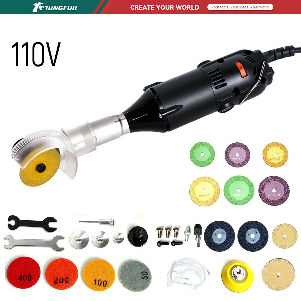 TUNGFULL 110V Mini Angle Grind - Diy Automation recension och pris