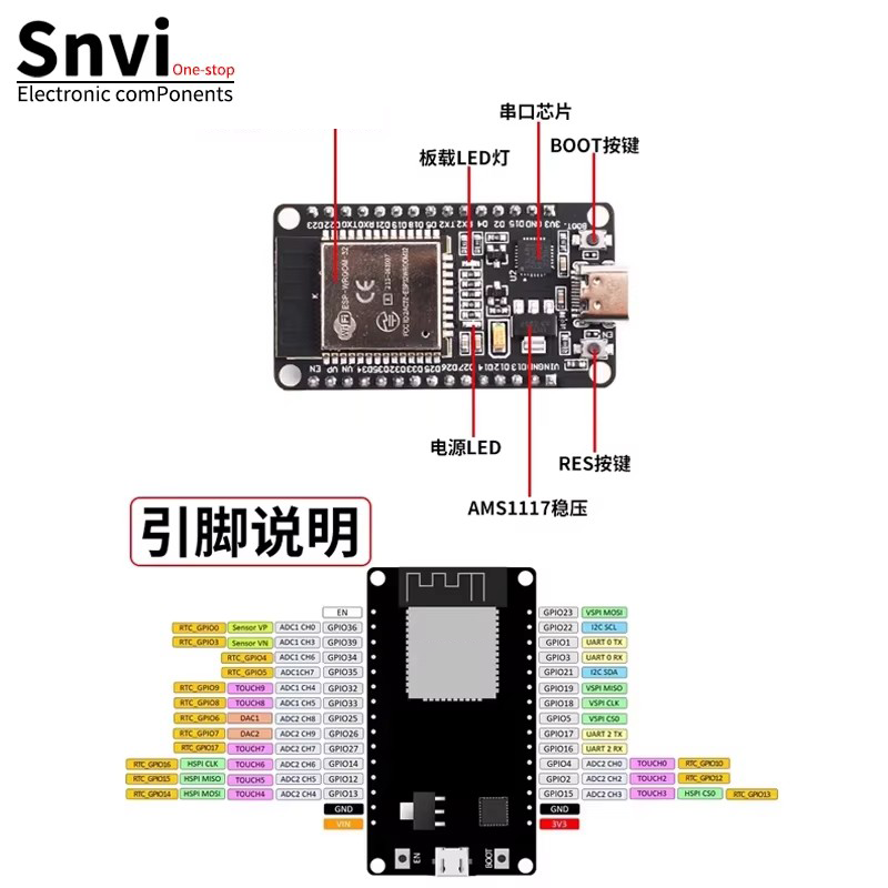 ESP32 Development Board  WiFi  - Esp8266 Nodemcu Board recension och pris