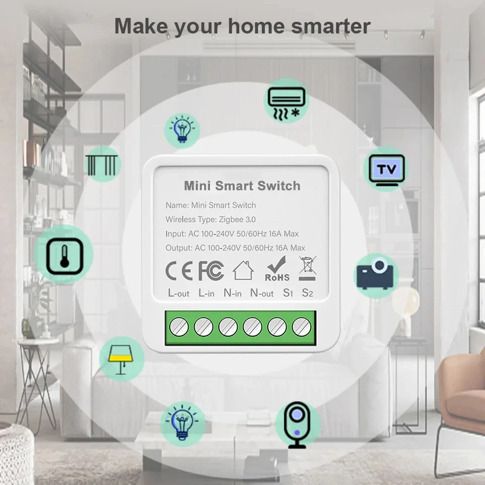 WiFi Zigbee Smart Switch Modul - Diy Home Automation System recension och pris