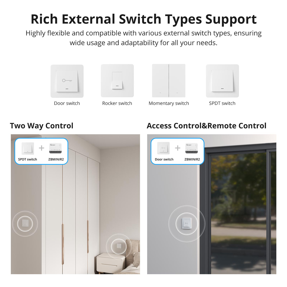 SONOFF ZBMINIR2 Extreme Zigbee - Sonoff Basic Switch recension och pris