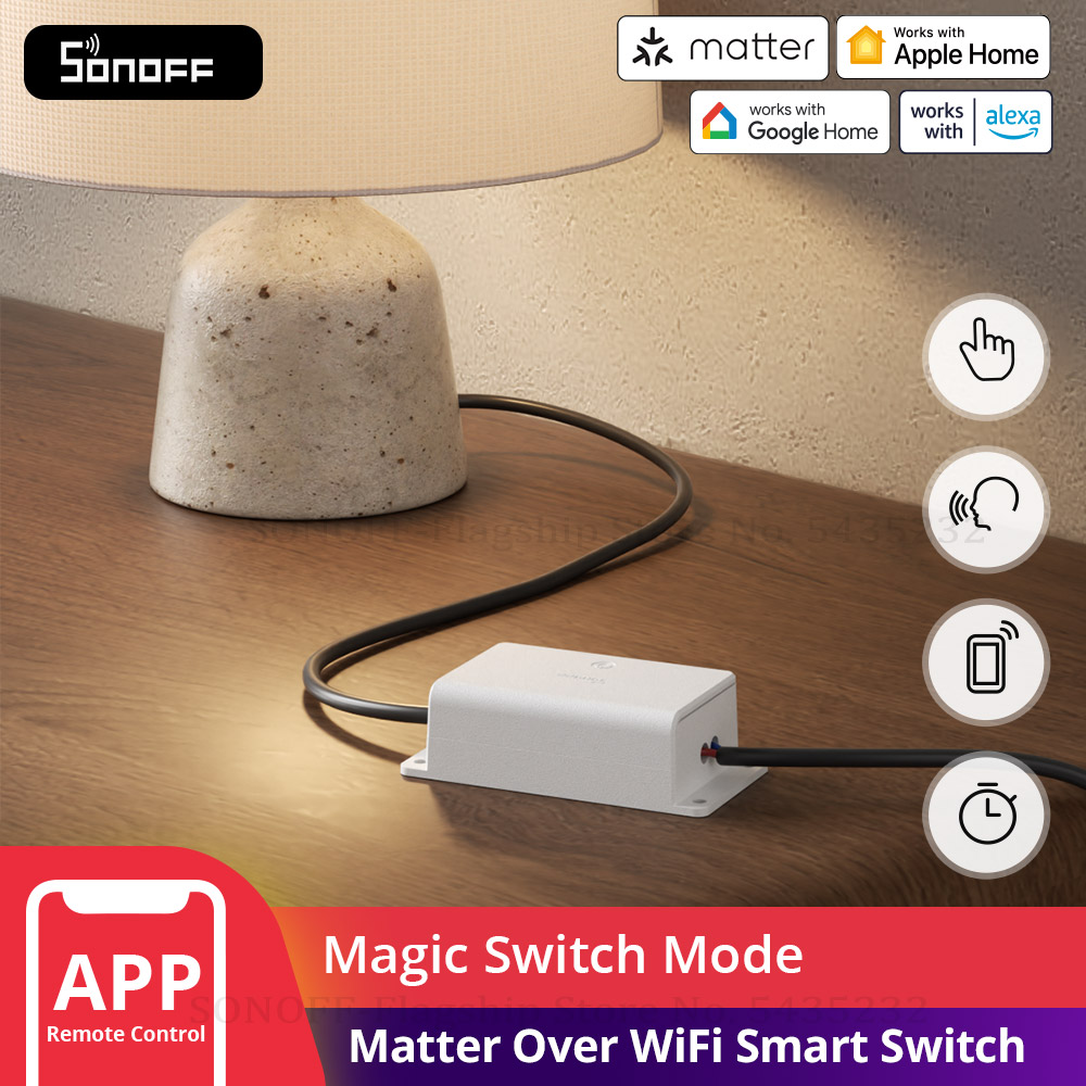 SONOFF BASIC-1GS Gen5 Matter W - Sonoff Basic Switch recension och pris