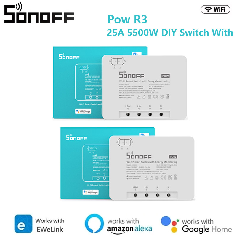 SONOFF POW POWR3/Powr316/POWR3 - Sonoff Basic Switch recension och pris