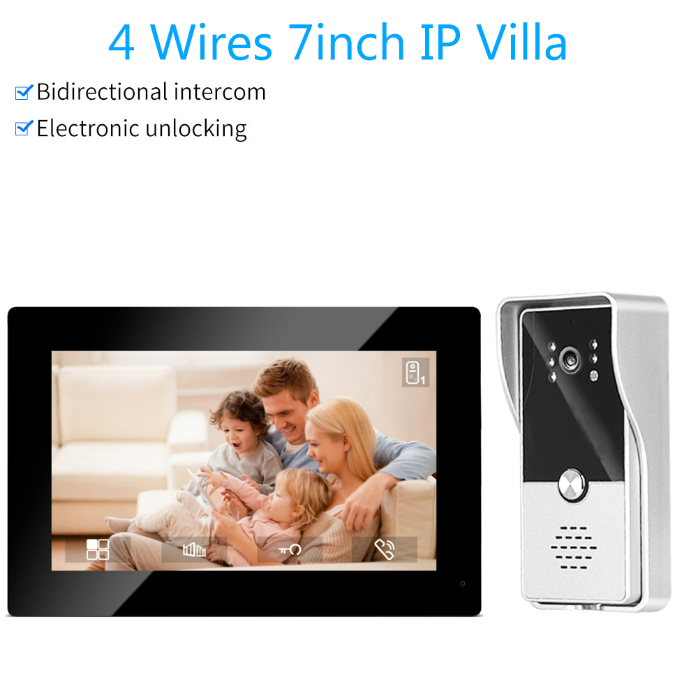 7inch Color Wired Video Interc - Smart Doorbell Wired recension och pris