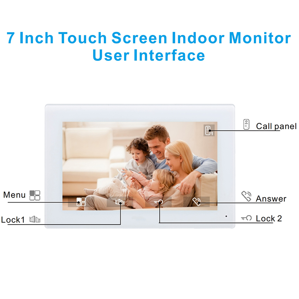 7inch Color Wired Video Interc - Smart Doorbell Wired recension och pris