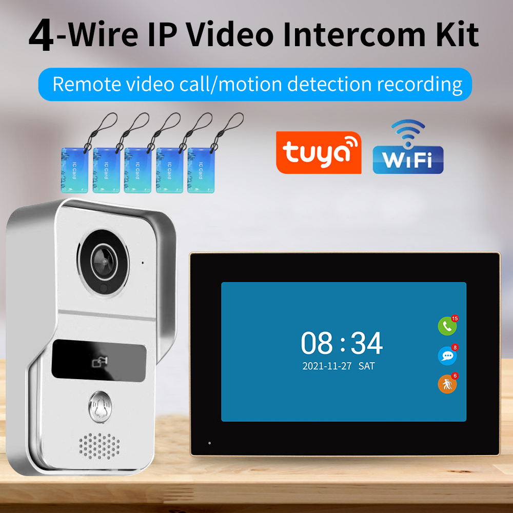 KW02 Wifi Video Doorbell Syste - Smart Doorbell Wired recension och pris