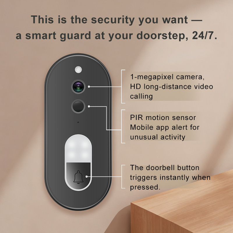 WiFi Video Doorbell Work With  - Smart Doorbell Wired recension och pris