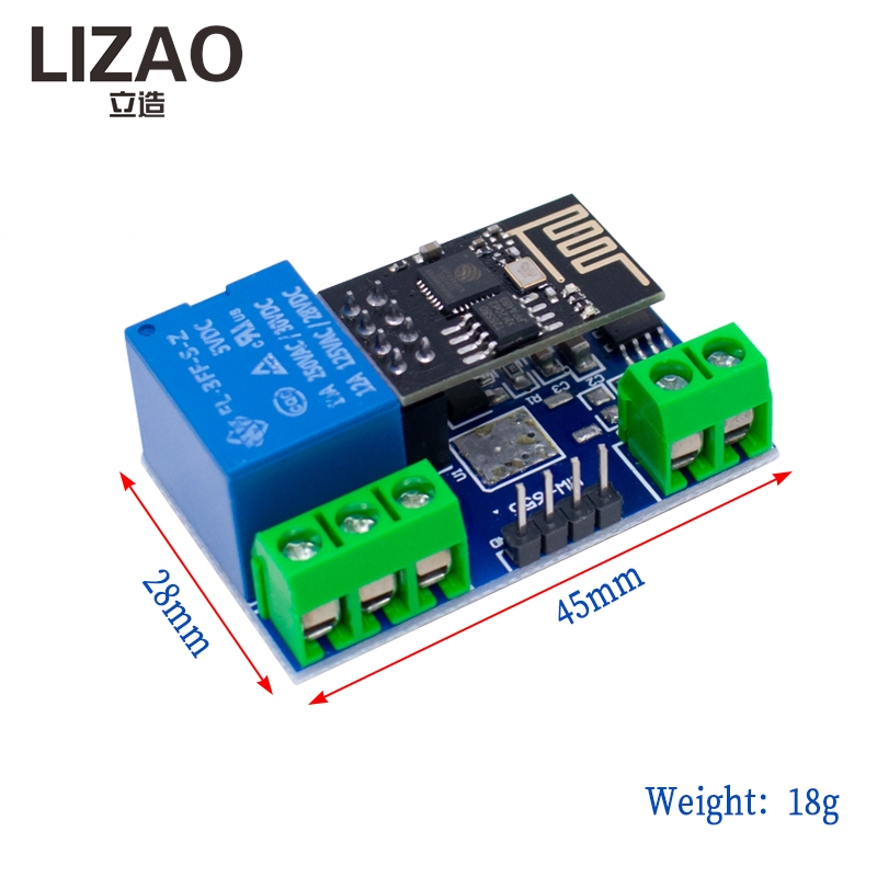 LIZAO ESP8266 5V WiFi IoT Rela - Home Automation Diy Projects recension och pris