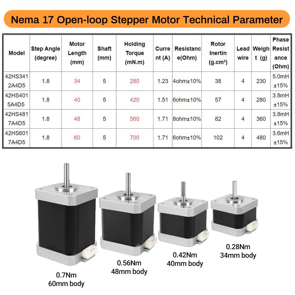 Nema17 Stepper Motor 42 Motor  - Diy Automation recension och pris