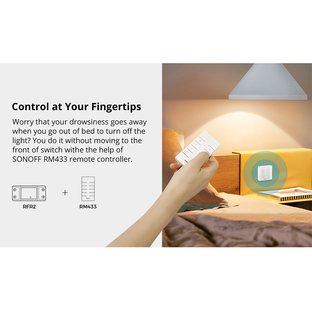 SONOFF BASICR2 RFR2 Wi-Fi 433M - Sonoff Basic Switch recension och pris