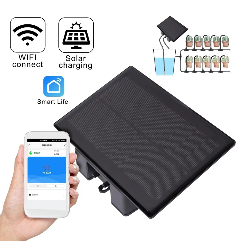 WIFI Solar Automatic Watering  - Smart Home Automation Diy recension och pris