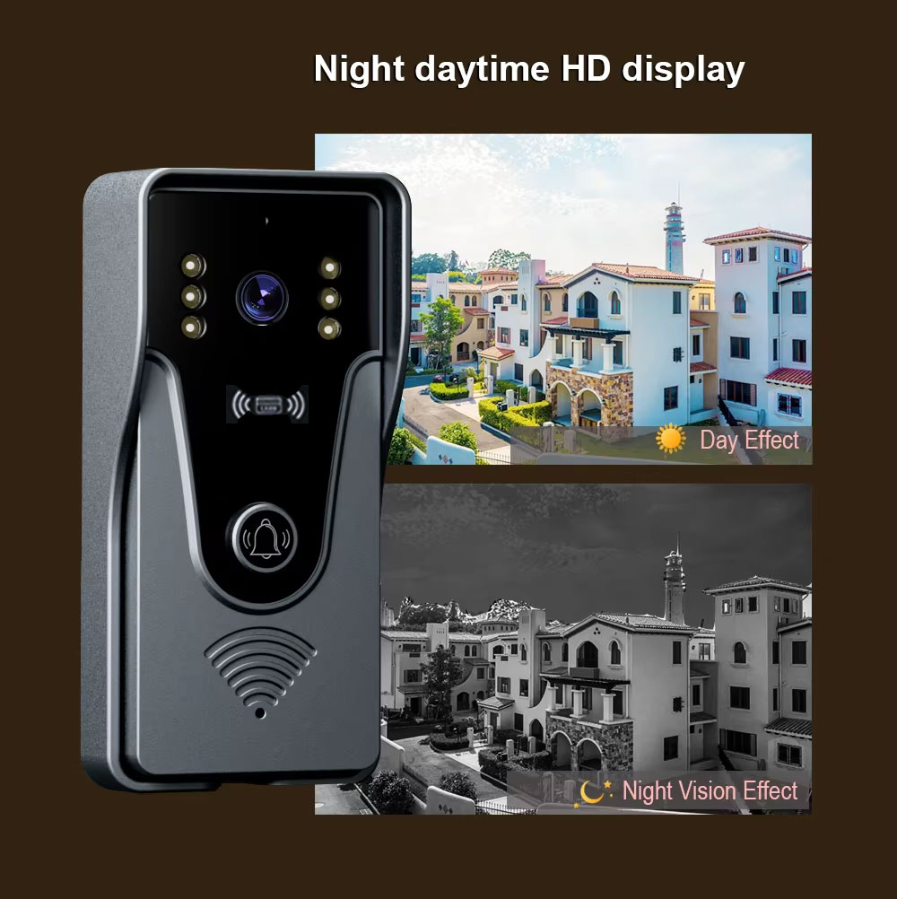 Tuya 1080P 7 Inch Color Touch  - Smart Doorbell Wired recension och pris