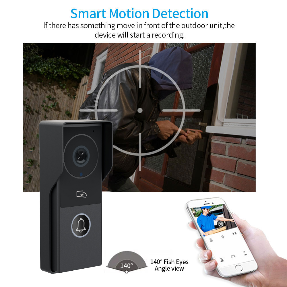 Wifi Video Doorbell System 108 - Smart Doorbell Wired recension och pris