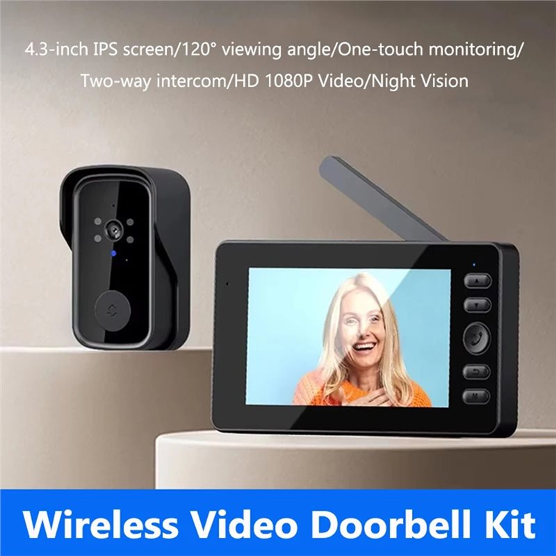 T81C! Wireless Video Doorbell  - Smart Doorbell Wired recension och pris