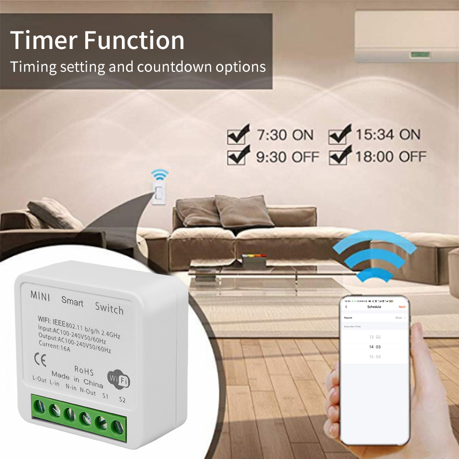 2 Way Mini DIY Smart Switch Tu - Home Automation Diy recension och pris